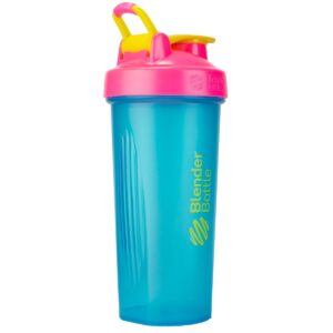 Blender Bottle 80s 28oz Portable Drinkware - Blue/Pink