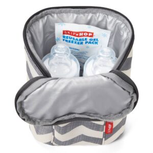 20qt Skip Hop Grab and Go Double Bottle Bag - Chevron