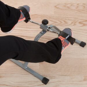 Wakeman Fitness Pedal Exerciser with Adjustable Resistance Knob