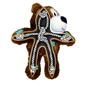 KONG Wild Knots Bear Dog Toy - Colors May Vary - M/L