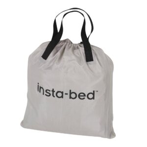 Insta-Bed 18" Air Mattress with Internal AC Pump & Neverflat Fabric Plush Top- Queen