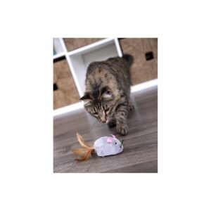 Petlinks Bumper Mouse Electronic Motion Cat Toy - Gray