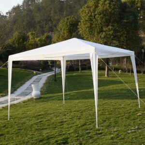 Costway 10'x10' Outdoor Heavy duty Pavilion Cater Events Outdoor Party Wedding Tent White