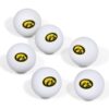 NCAA Iowa Hawkeyes Table Tennis Balls 6pk