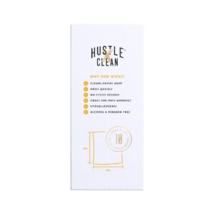 Hustle Clean Body Wipes 10pc