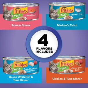 Purina Friskies Paté Seafood & Chicken Favorites Wet Cat Food - 5.5oz/40ct Variety Pack