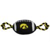 NCAA Iowa Hawkeyes Nylon Football Dog Toy