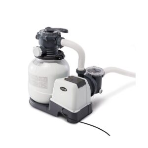 Intex 2100 GPH Sand Filter Pump, Deluxe Pool Maintenance Kit, & Pool Skimmer