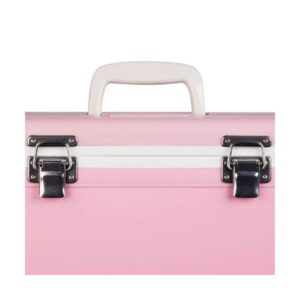 Engel 13 Quart Compact Durable Ultimate Leak Proof Outdoor Dry Box Cooler in Pink with Stain and Odor-Resistant Surface for 18 Cans or 12 lbs of Ice