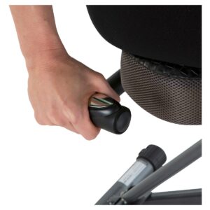 Exerpeutic Workfit 1000 Desk Station Folding Exercise Bike with Pulse