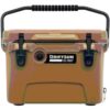 Driftsun DS-ICE-20TAN Heavy Duty Rotomolded Thermoplastic UV Resistant Portable 20 Quart Insulated Hardside Ice Chest Beverage Cooler, Tan