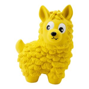 Outward Hound Tootiez Llama Dog Toy - Yellow
