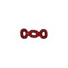 Tuffy Ultimate 3WayTug Paw Dog Toy - Red - M/L