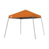 Quik Shade 160719 Expedition 10 Foot x 10 Foot Instant Pop Up Outdoor Shaded Canopy Tent Shelter for Up to 12 People, Orange