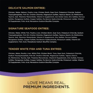 Sheba Perfect Portions Paté In Natural Juices Seafood Premium Wet Cat Food - 2.6oz/24ct Variety Pack