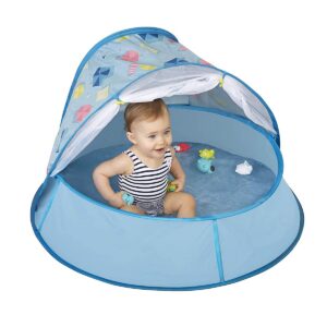 Babymoov Aquani Protective Pop-Up 3-in-1 Portable Inside/Outside Baby and Toddler Kiddie Pool Playpen Area