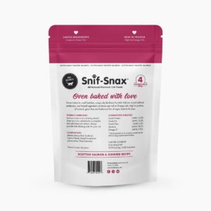 Snif-Snax Pre Biotics All Natural Salmon & Seaweed Cat Treats - 3oz