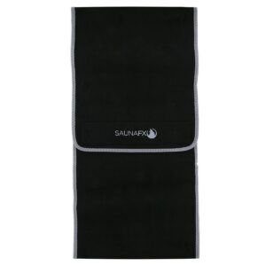 SaunaFX 10" Slimmer Belt - double bonded with Microban - Black