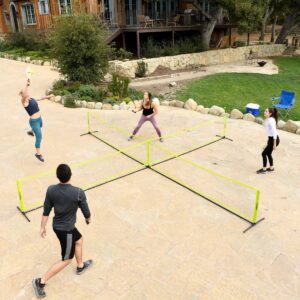 Triumph Sports 4 Square Pickleball Lawn Sports Set