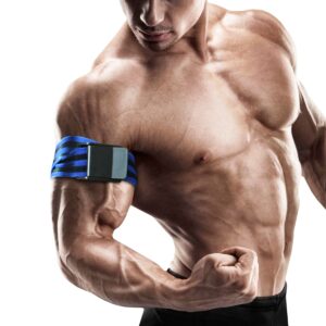 BFR Bands Pro Long Edition Occlusion Training Bands - Black/Blue