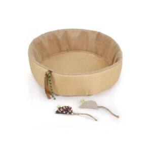 Petlinks Happy Nip Hide and Play Crinkle Ring 2 Mice Cat Toy
