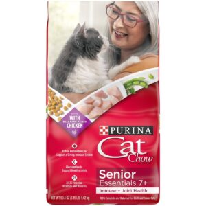 Cat Chow Senior Dry Cat Food - 3.15lbs