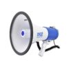 PylePro PMP50 50 Watt 1,200 Yard Sound Range Portable Bullhorn Megaphone Speaker with Built In MP3 Input Jack and Loud Siren Alarm, Blue