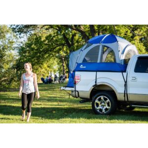 Napier Sportz 57011 8.2 Foot Easy Setup Full Size Long Truck Bed Tent, Blue/Gray