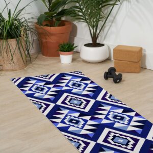 AveniexBoho Gem Bluex (6mm) 24" x 70" xYoga Mat - Society6