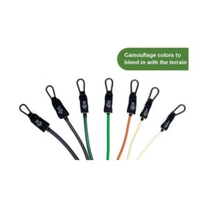 Bodylastics BLSET10 High Quality 15 Piece Full Body Exercise Equipment Warrior Set with Collapsible Resistance Bands Bar, Bands, Handles, and Anchors