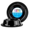 Platinum Pets Embossed Non-Tip Cat/Dog Bowl - Midnight Black - .75 Cup