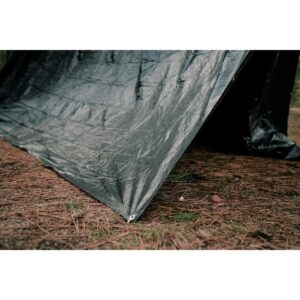 Stansport Medium-Duty Rip-Stop Tarp 10' x 12' - Forest Green - 2 Pack