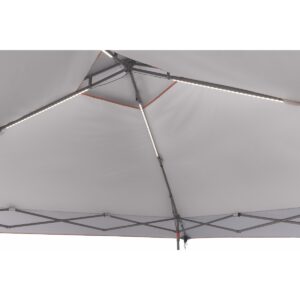 Coleman All-Night Lighted Eaved Shelter - Light Gray 13' x 13'