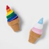 Pride Rainbow Ice Cream Cone Cat Toy - 2pk - Boots & Barkley™