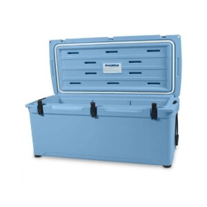Engel 123 High Performance Durable Roto Molded 130 Can Cooler, Arctic Blue