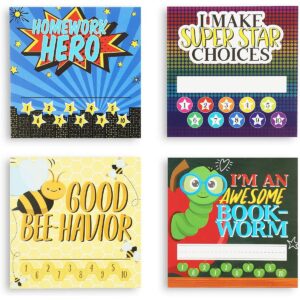 144-Pack Good Behavior Incentive Reward Cards, Motivate Kids Students, Ideal for Classroom, Home & Teacher, 3x3 inches