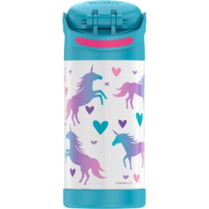 Thermos Unicorn 12oz FUNtainer Water Bottle with Bail Handle - Blue