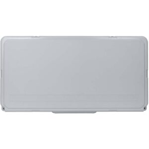 Driftsun Heavy Duty Rotomolded Thermoplastic UV Resistant Portable Commercial Grade 110 Quart Insulated Hard Ice Chest Beverage Cooler, Grey