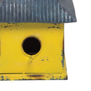 Multicolor Metal Pagoda House Decorative Birdhouse - Foreside Home & Garden