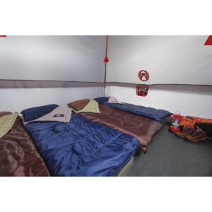 Coleman Flatwoods II 6-Person Dome Tent - Gray/Red