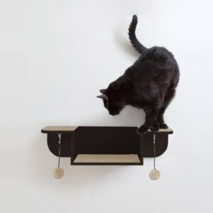 Hauspanther Nest Perch Cat Scratcher - Espresso