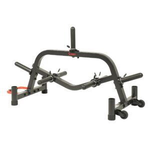 Sunny Health & Fitness Multi-Weight Plate and Barbell Rack Storage Stand