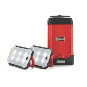 Coleman 2-Panel 400L LED Lantern - Red