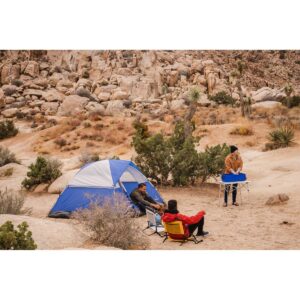 Stansport Pine Creek 4 Person Dome Tent Blue/White
