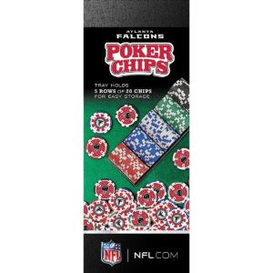 MasterPieces Inc Atlanta Falcons NFL 100-Piece Poker Chips
