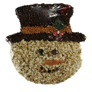 Home & Garden 6.0" Birdie Cookies Santa Snowman Reindeer Ginger Mr Bird - Bird And Wildlife Food