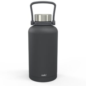 Zak Designs! 64oz Double Wall Stainless Steel Growler - Dark Gray