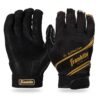 Franklin Sports Supratak Adult Receiver Gloves - Black XL