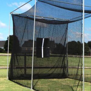 Cimarron Sports Outdoor/Indoor Vinyl Golf Swing Training Aid Target Hitting Net for Accuracy, Black