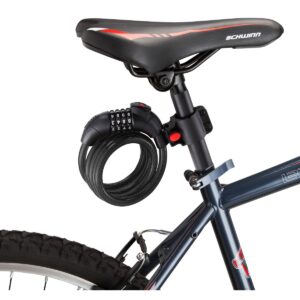 Schwinn 5' x 12mm Cable Lighted Lock Combo - Black